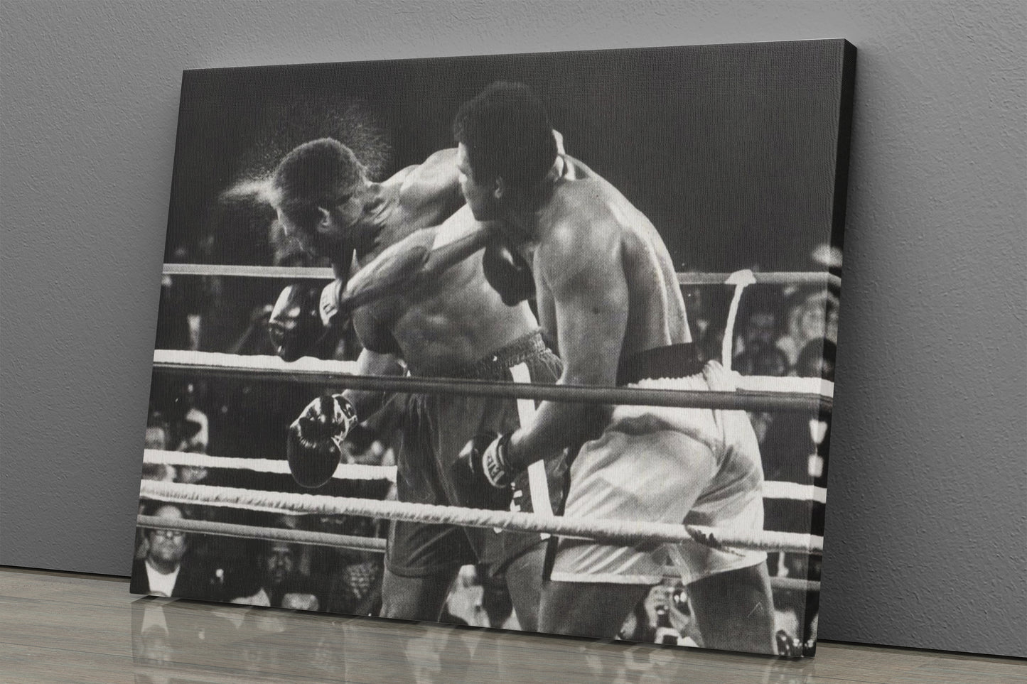 Muhammad Ali Joe Frazier Boxing Canvas Wall Art Home Decor Framed Art