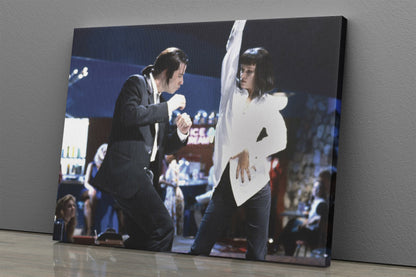 Pulp Fiction Poster Dancing Canvas Wall Art Home Decor Framed Art