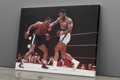 Muhammad Ali Poster Boxing Wall Art Home Decor Hand Made Canvas Print
