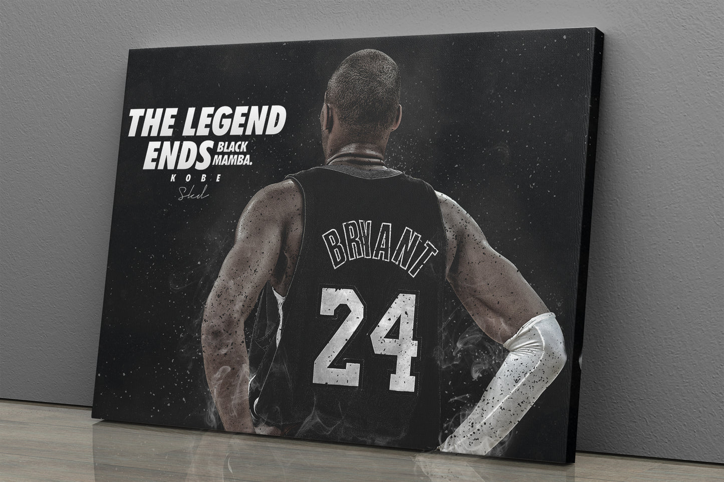 Kobe Braynt - Black Mamba- The Legend Canvas Poster Wall Art Print Home Decor Framed Art