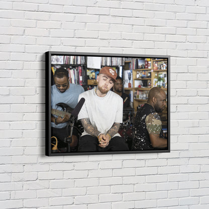 Mac Miller Poster Rapper Great Man Wall Art Home Decor Hand Made Canvas Print