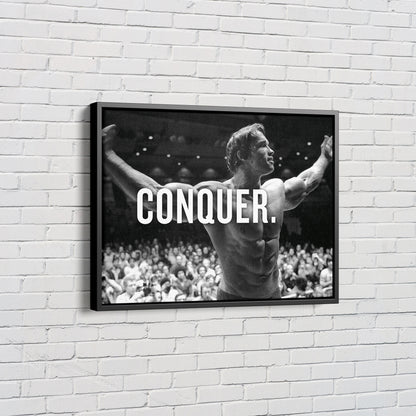 Arnold Schwarzenegger Poster Body Building Canvas Wall Art Home Decor Framed Art