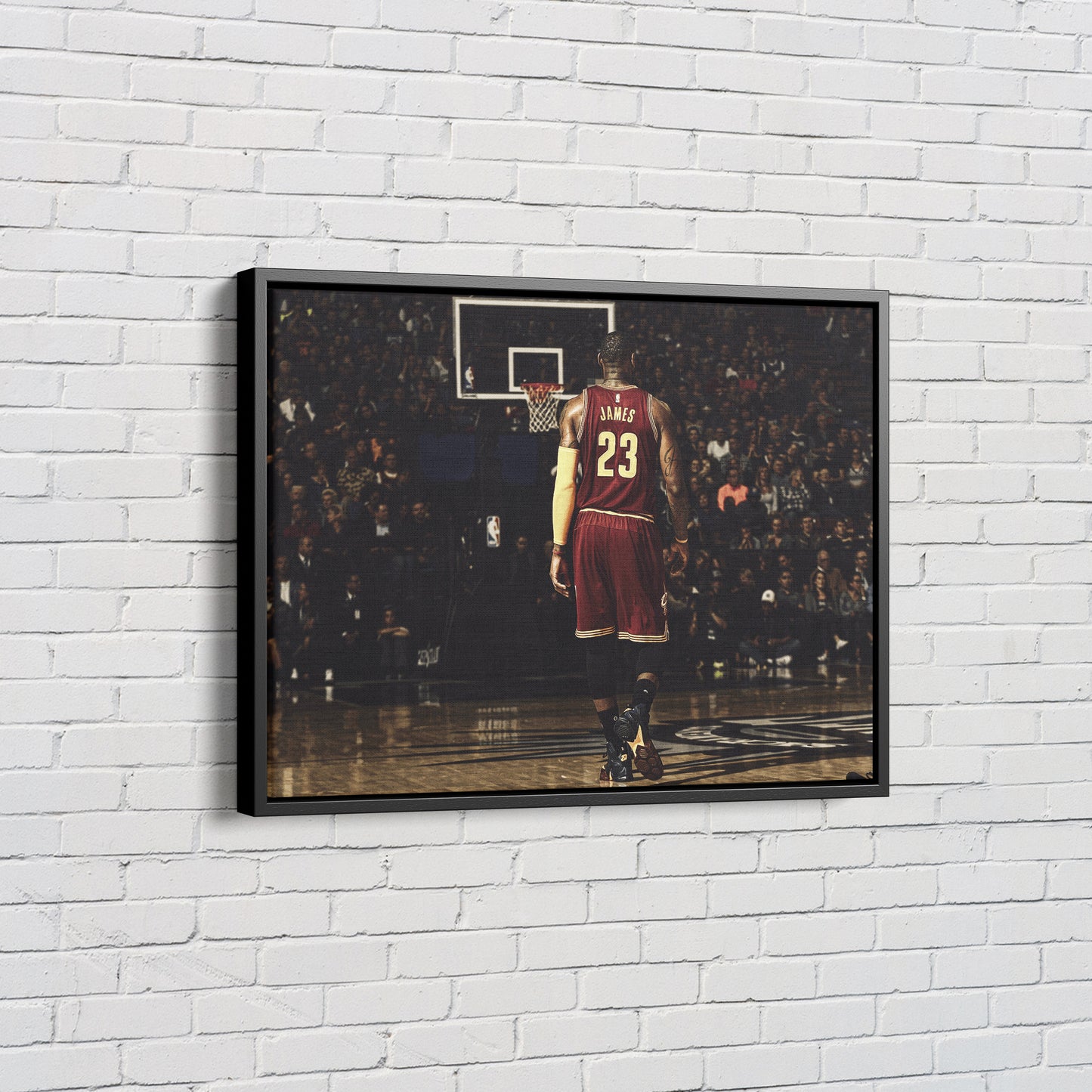 Lebron James Poster Cavaliers Fans Canvas Wall Art Home Decor Framed Art