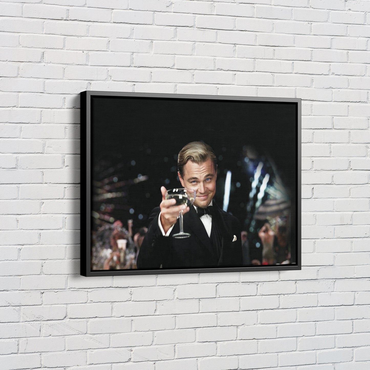 The Great Gatsby Poster Leonardo DiCaprio Movie Wall Art Canvas Canvas wall art Canvas wall decor Home Decor