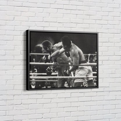 Muhammad Ali Joe Frazier Boxing Canvas Wall Art Home Decor Framed Art