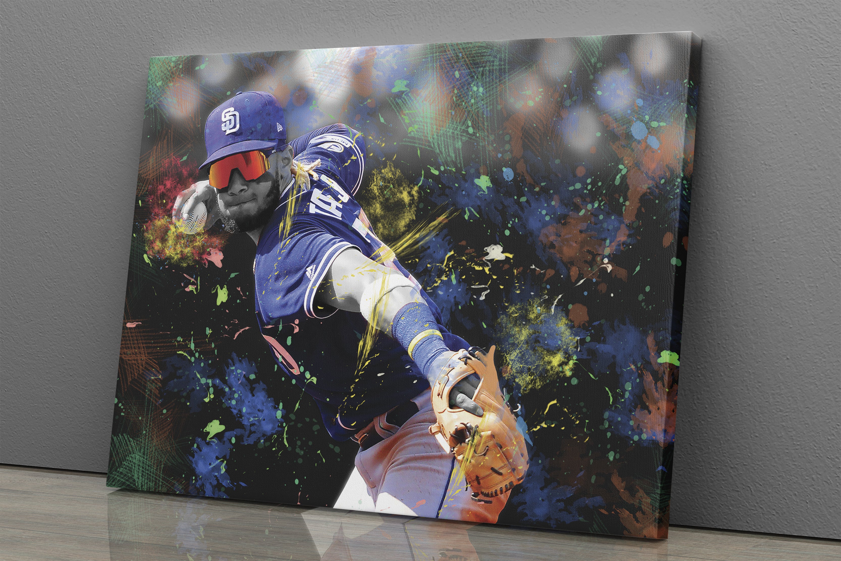 Fernando Tatis JR Poster San Diego Padres MLB Canvas Wall Art Home Dec –  Fenin