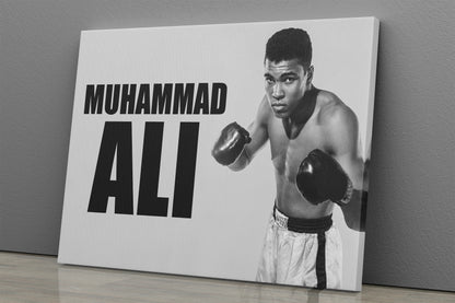 Muhammad Ali Young Poster Boxing Legend Canvas Wall Art Home Decor Framed Art