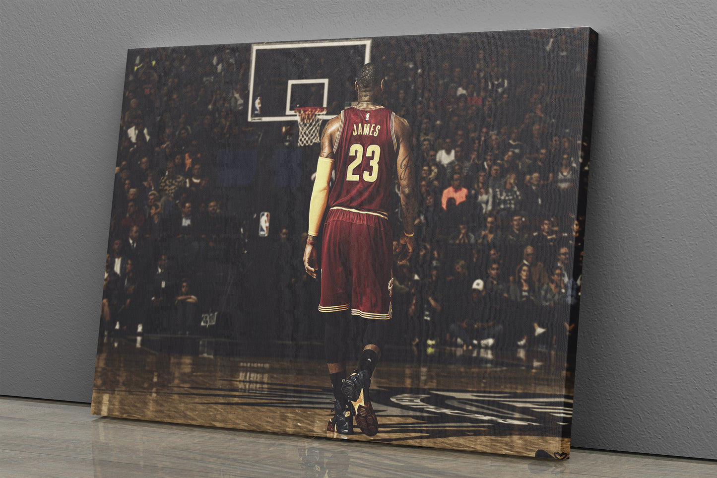 Lebron James Poster Cavaliers Fans Canvas Wall Art Home Decor Framed Art