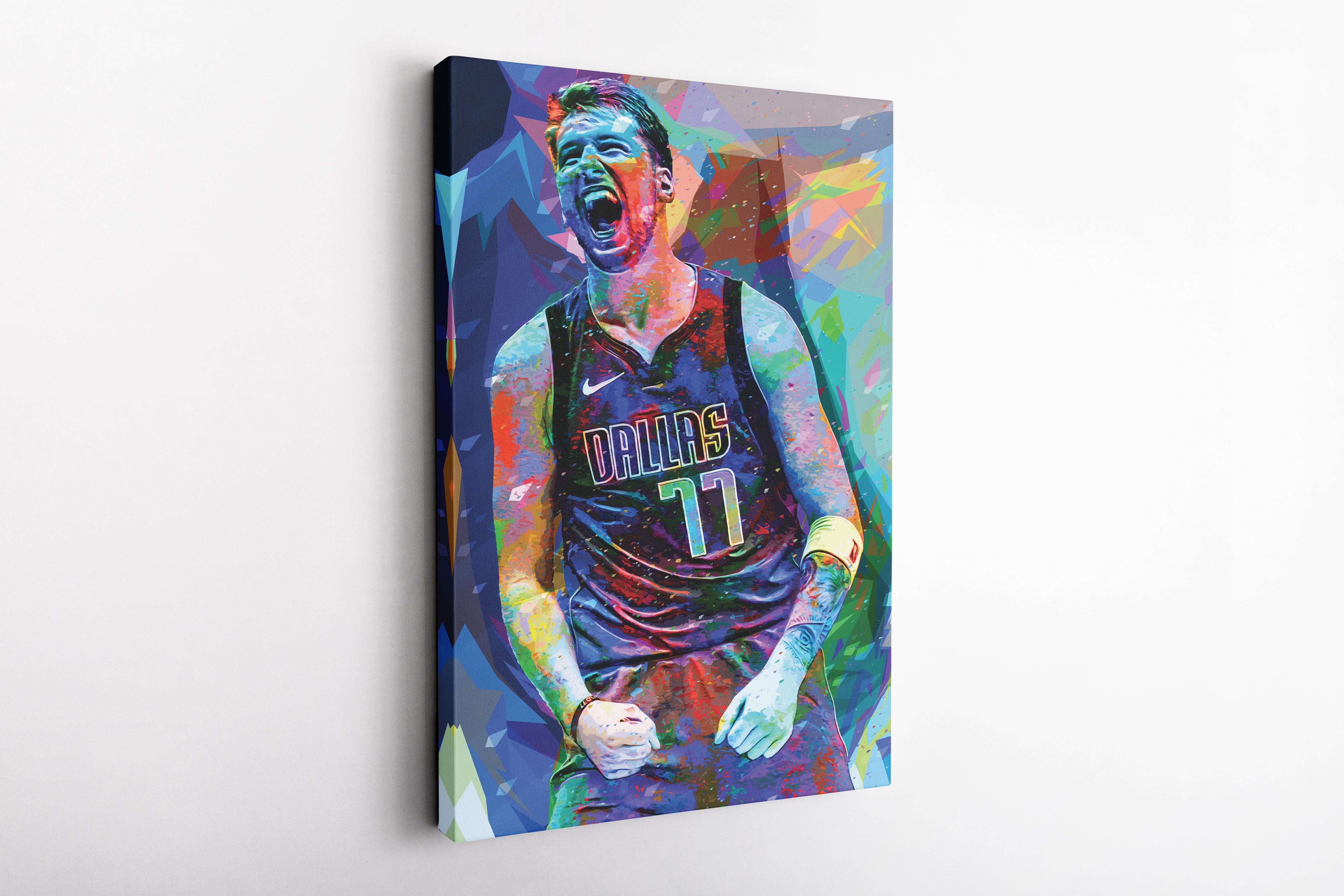 Luka Doncic Pop Art Poster Dallas Mavericks Basketball Canvas Wall Art –  Fenin