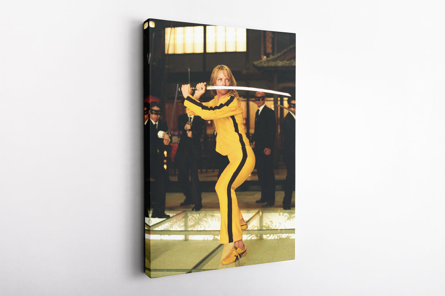 Kill Bill Poster Uma Thurman Movie Scene Canvas Wall Art Home Decor Framed Art