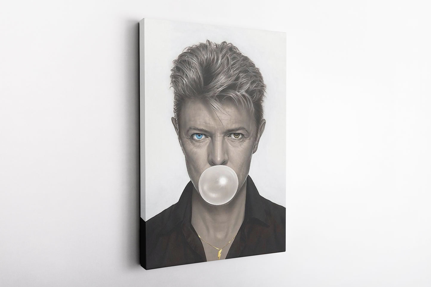 David Bowie Poster Chewing Gum Canvas Wall Art Home Decor Framed Art