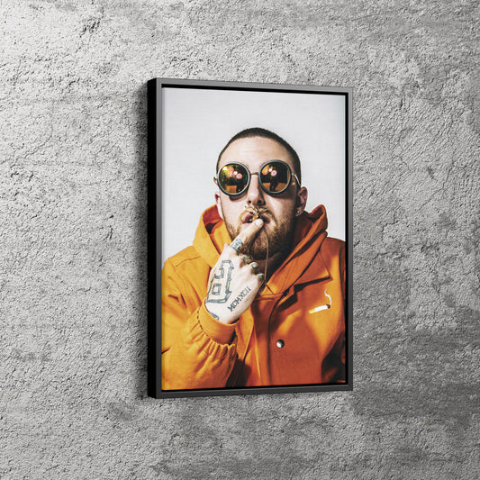 Mac Miller Poster Rapper Hand Made Posters Canvas Wall Art Home Decor Framed Art