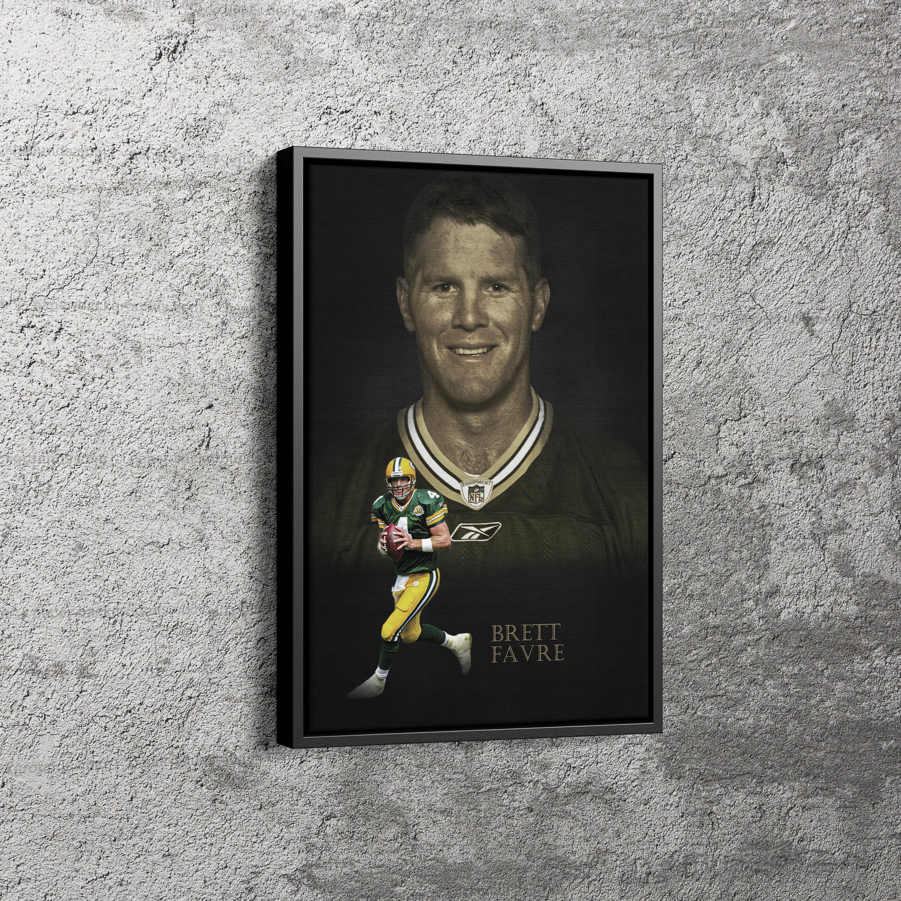 Brett Favre Green Bay Packers Art Poster