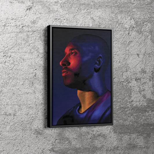 Kobe Bryant Poster Great Man Canvas Poster Wall Art Print Home Decor Framed Art