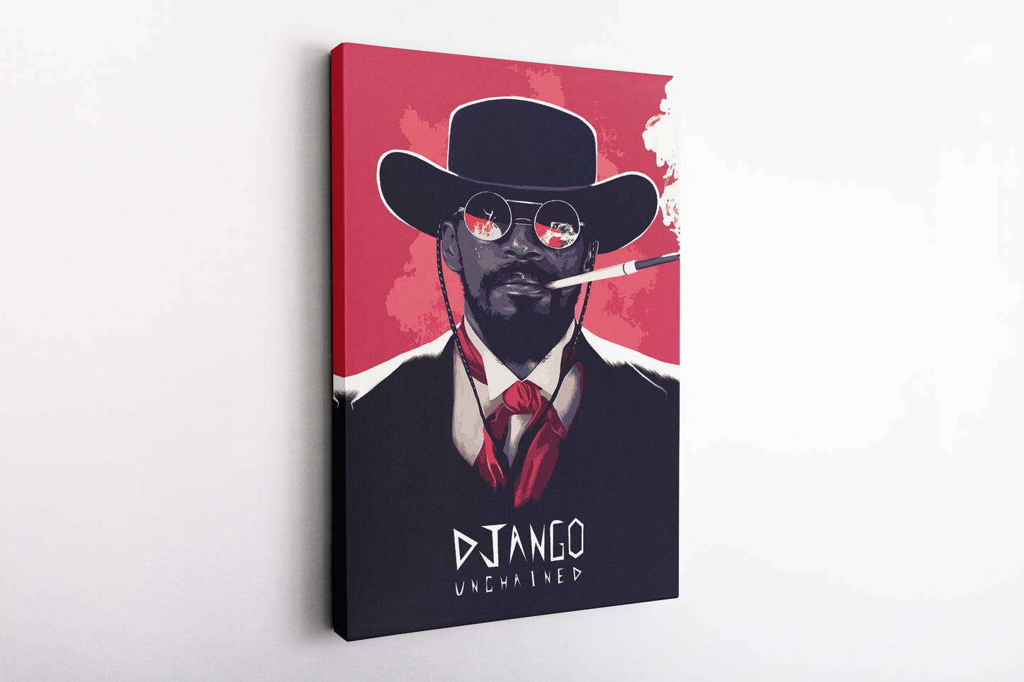 Django Unchained Poster illustration Wall Art Home Decor Hand Made