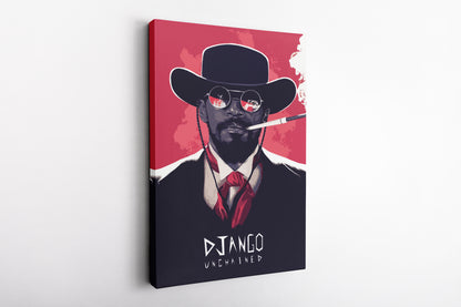 Django Unchained Poster illustration Wall Art Home Decor Hand Made