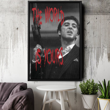 Scarface Poster Tony Montana Quote Hand Made Posters Canvas Wall Art Home Decor