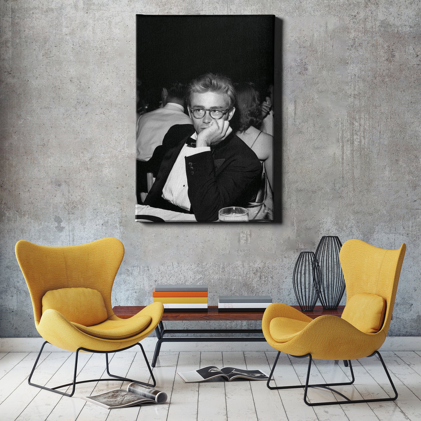 James Dean Poster American Actor Canvas Wall Art Home Decor Framed Art Poster for Home