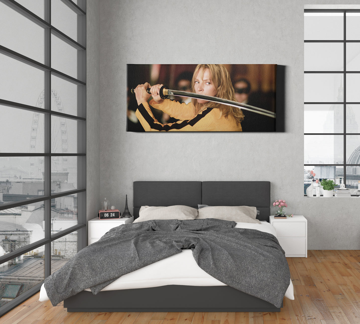 Kill Bill Uma Thurman Poster Canvas Wall Art Home Decor Framed Art