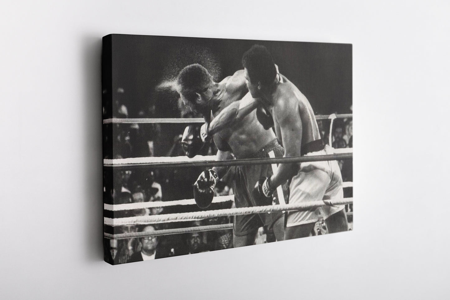 Muhammad Ali Joe Frazier Boxing Canvas Wall Art Home Decor Framed Art