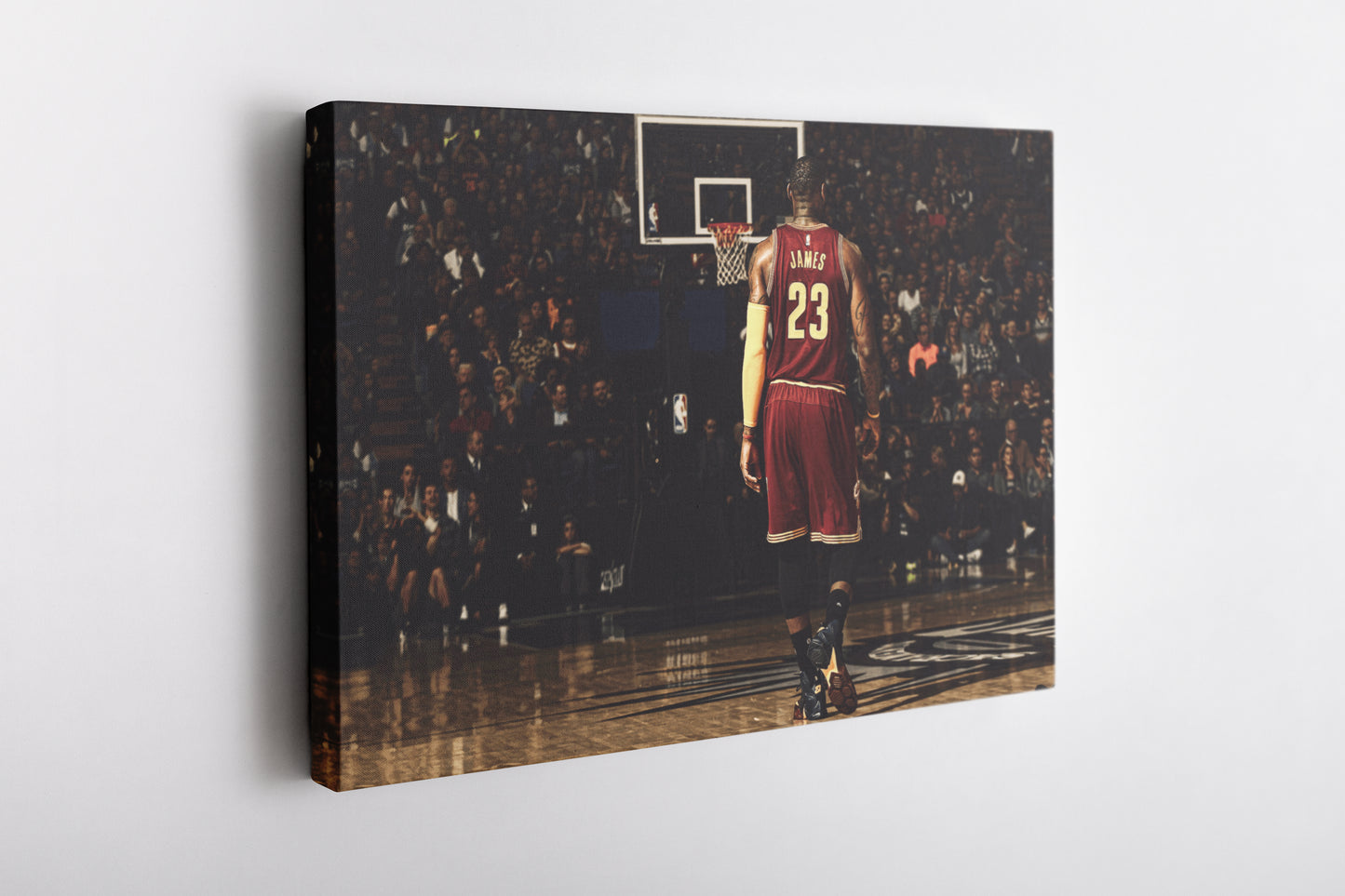 Lebron James Poster Cavaliers Fans Canvas Wall Art Home Decor Framed Art