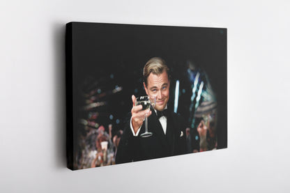 The Great Gatsby Poster Leonardo DiCaprio Movie Wall Art Canvas Canvas wall art Canvas wall decor Home Decor