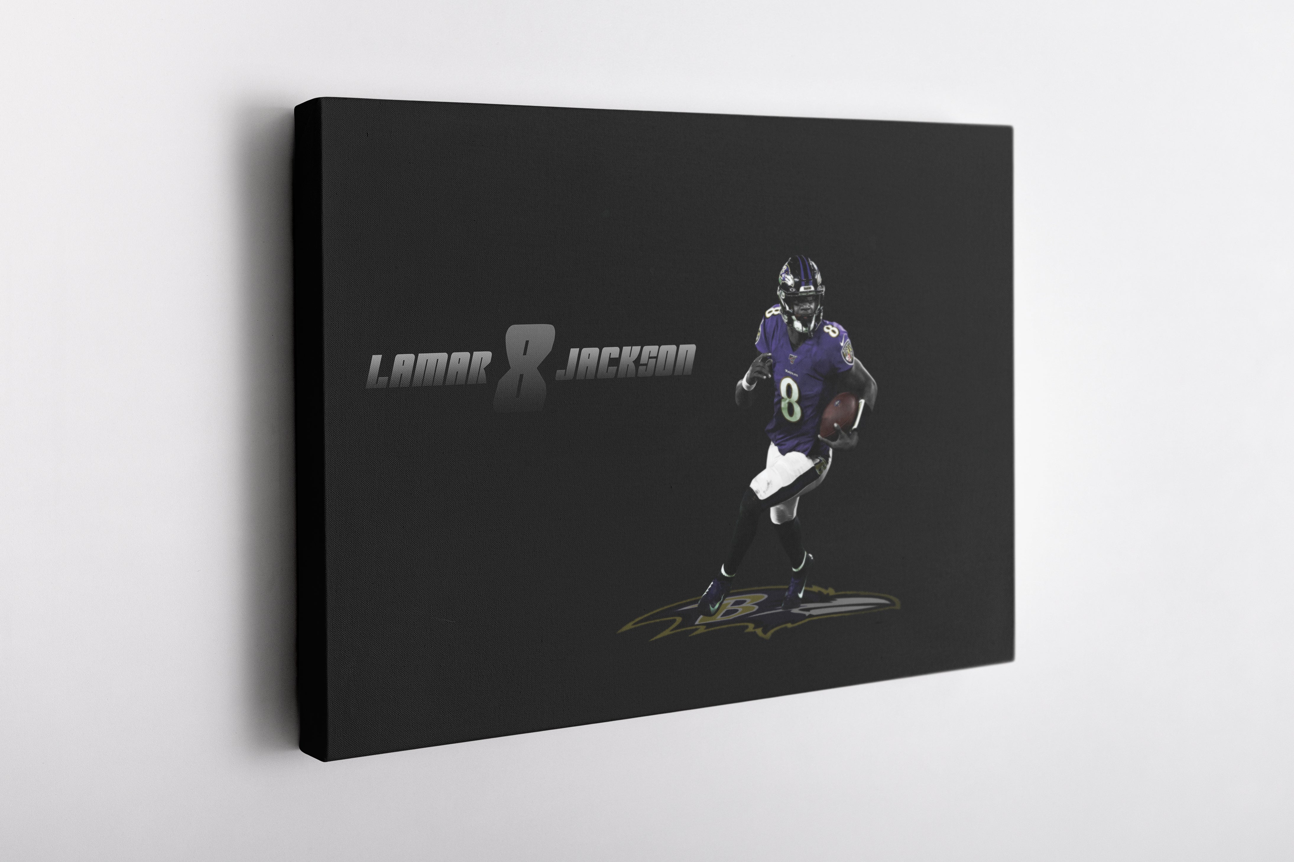 Lamar Jackson Baltimore Ravens Canvas Print Sports Art 