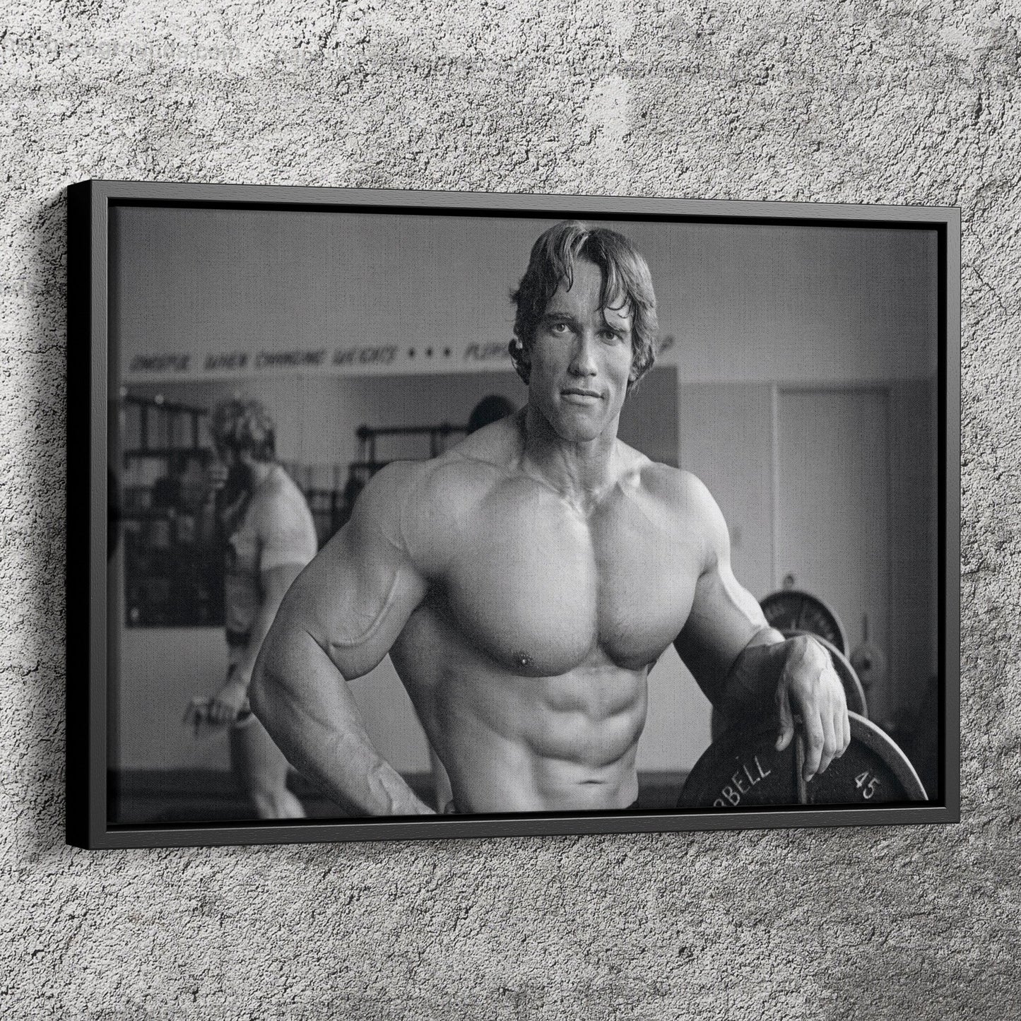 Arnold Schwarzenegger Poster Bodybuilding Canvas Wall Art Home Decor Framed Art