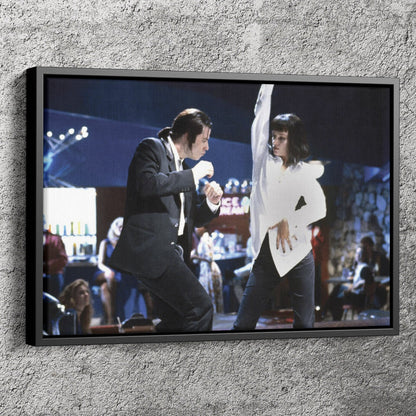 Pulp Fiction Poster Dancing Canvas Wall Art Home Decor Framed Art