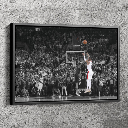 Damian Lillard Poster Dame Time Canvas Wall Art Home Decor Framed Art