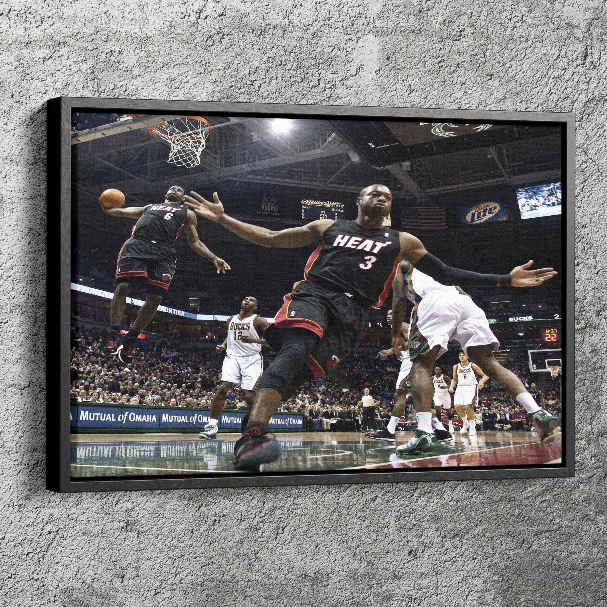  Dwayne Wade - Póster De Personalidad De Jugador De Baloncesto  Para Pared Canvas Art Poster And Wall Art Picture Print Modern Family  Bedroom Decor Posters Room Aesthetic Frame-style 08x12inch(20x30cm):  Posters 