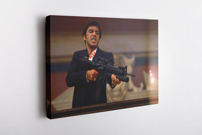 Scarface Poster Tony Montana Gangsta Movie Canvas Wall Art Home Decor Framed Art