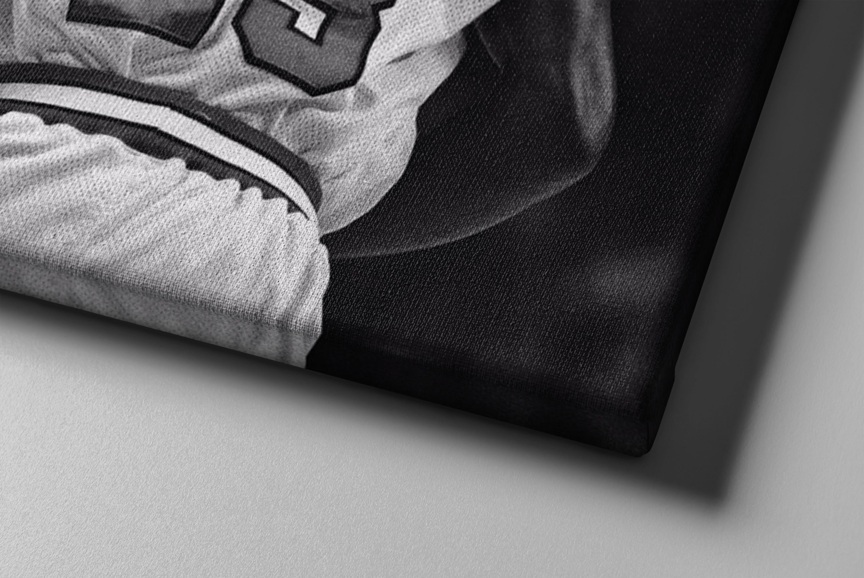 Michael Jordan Black & White Canvas Art